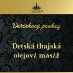 Detská thajská olejová masáž