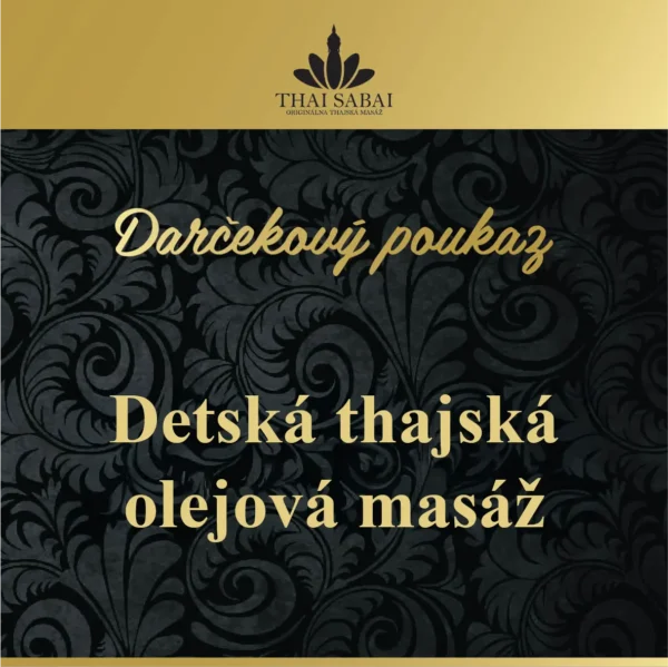 Detská thajská olejová masáž